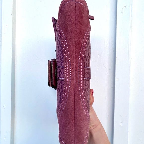 SOLD 💜 RARE vintage Y2K Coach Purse in Purple Plum 💜 - Picture 4 of 7